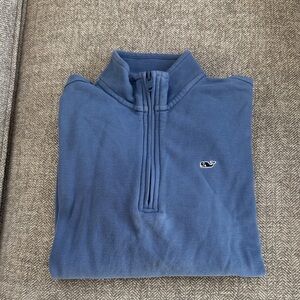 Vineyard Vines Boy’s Blue Zip-Up Sweater